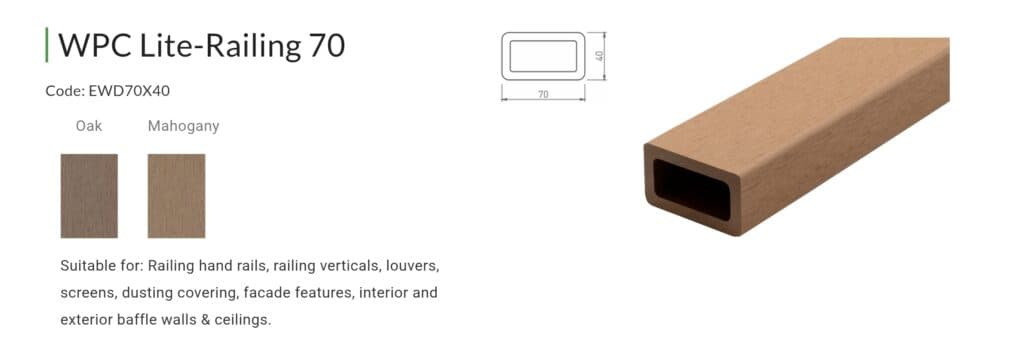 WPC Lite-Louver 75